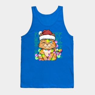 kitty fun christmas Tank Top